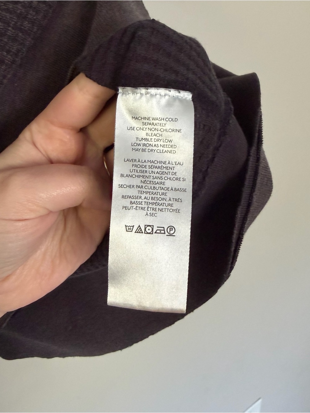We The Free Free People Buttercup Waffle Thermal Top in Black/Grey Size XS - Picture 12 of 15